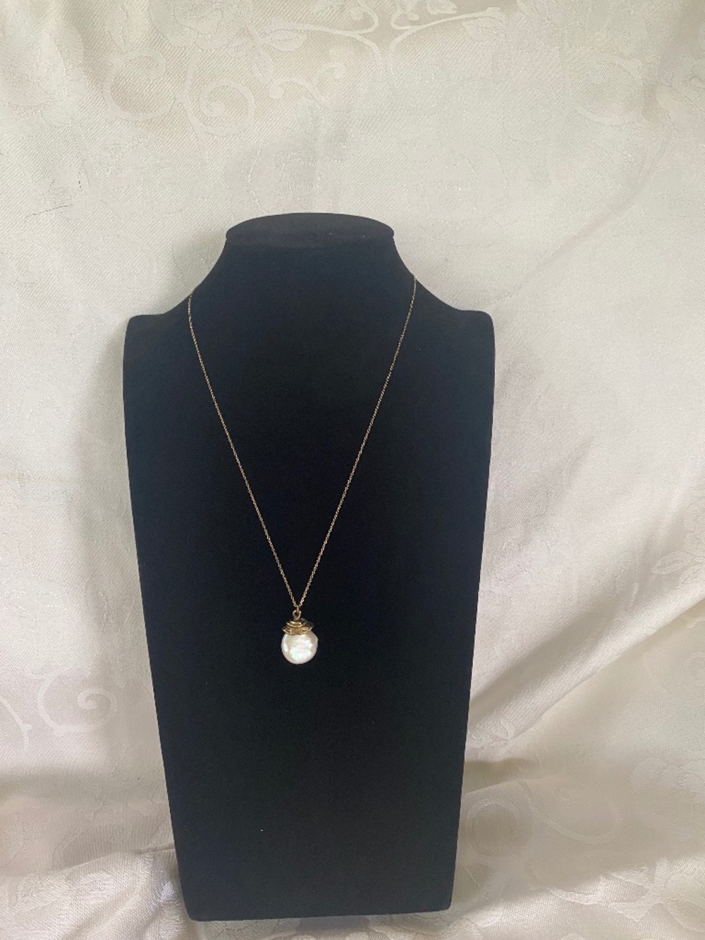 Ross-Simons Freshwater Pearl Necklace โ Gold Over Sterling Silver โ 17" + 2" Ext